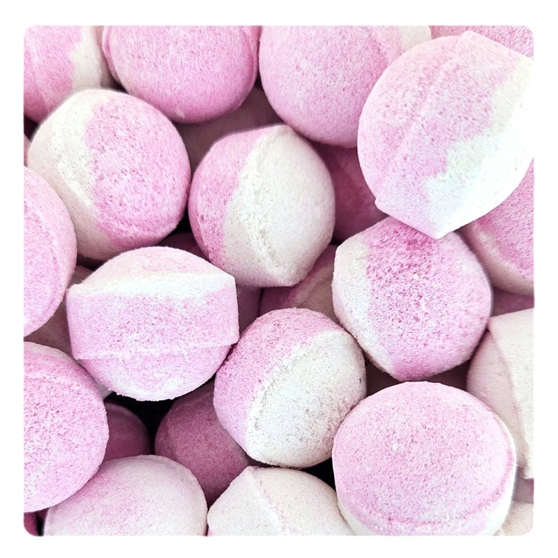 Mini-billes effervescentes bicolores - Cerise