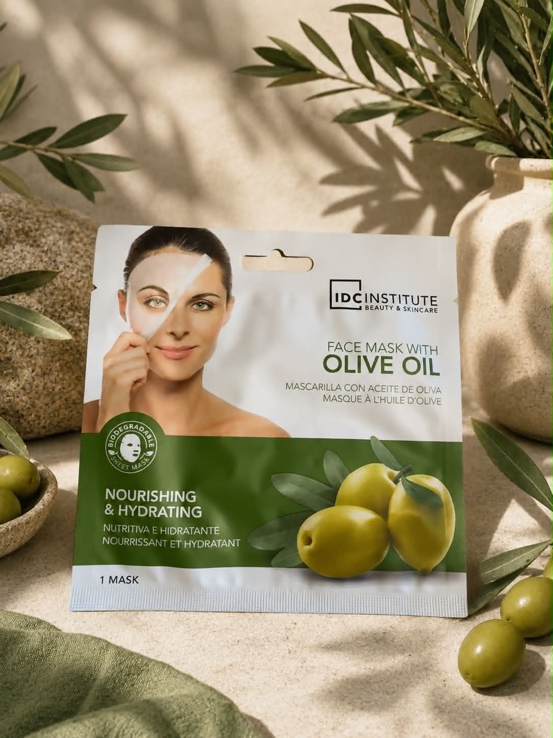 Masque Visage - huile d'olive