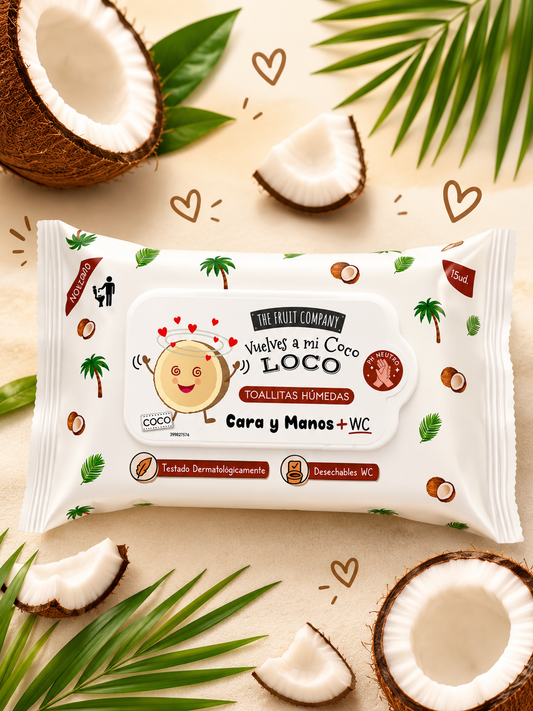 Lingettes corps - coco