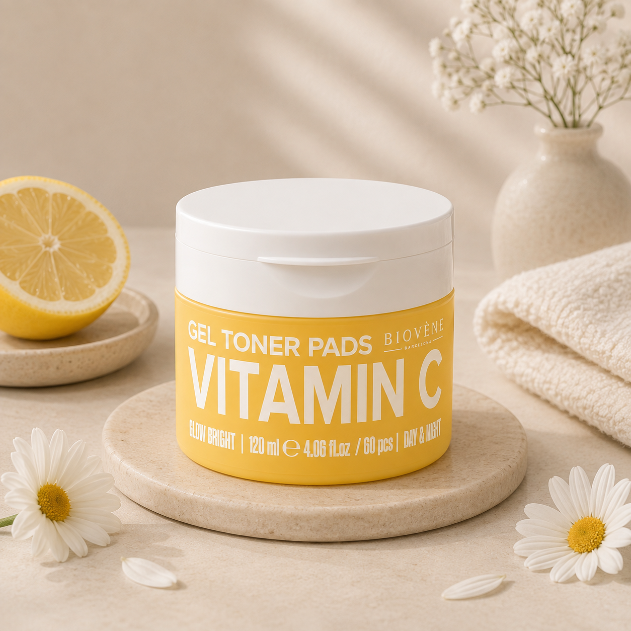Disque Toniques Illuminateurs - Vitamine C