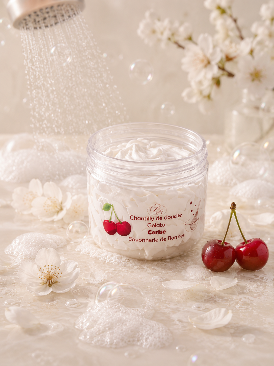 Chantilly de douche