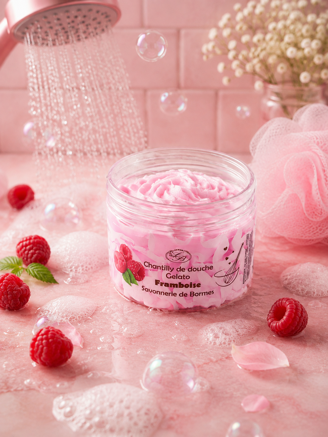 Chantilly de douche