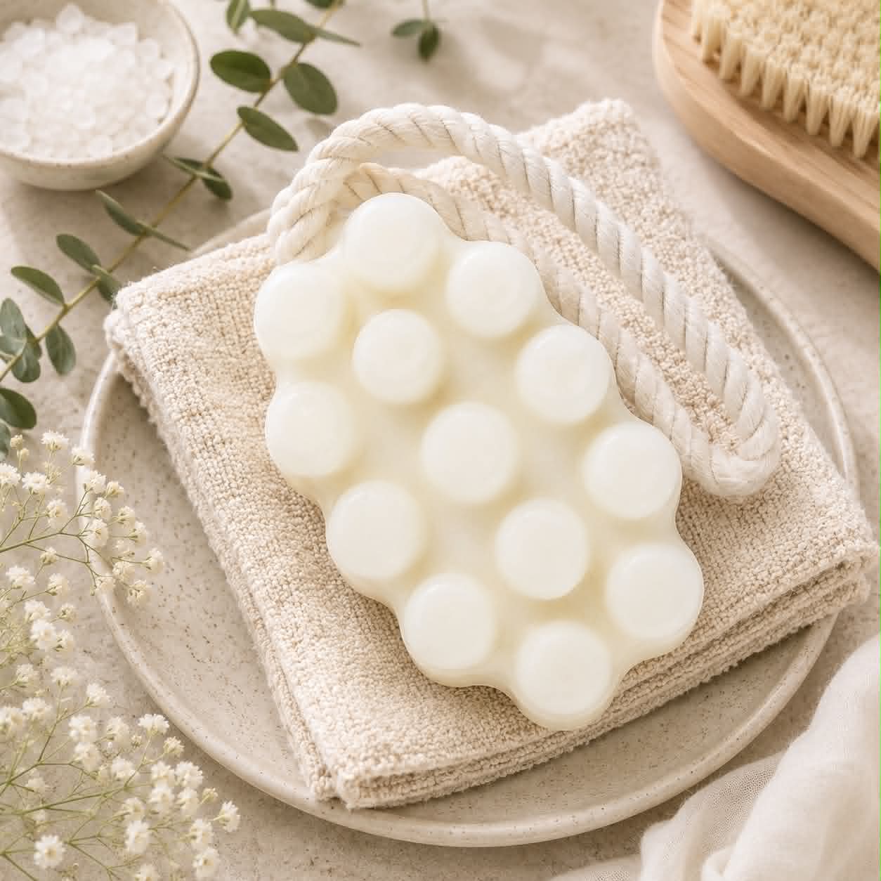 Savon de massage - lait de chèvre